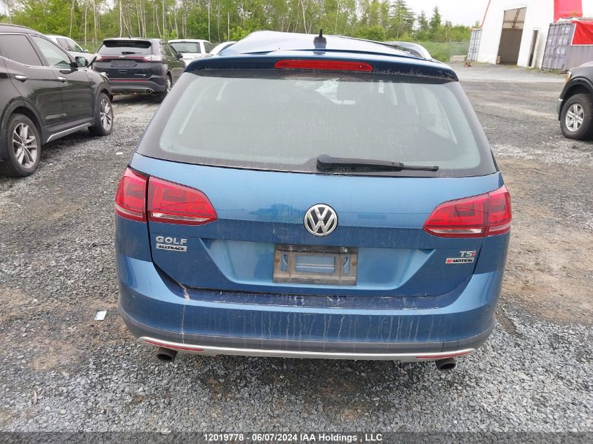2017 Volkswagen Golf Alltrack VIN: 3VWH17AU5HM508223 Lot: 12019778