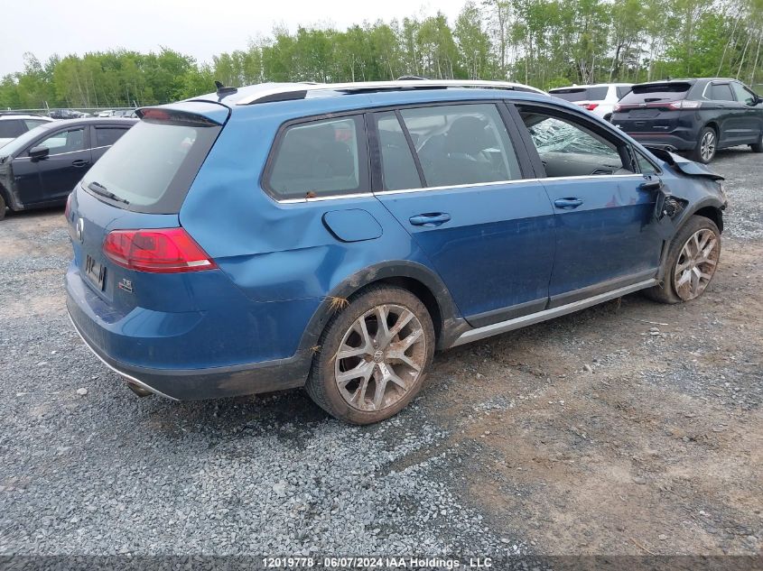 2017 Volkswagen Golf Alltrack VIN: 3VWH17AU5HM508223 Lot: 12019778