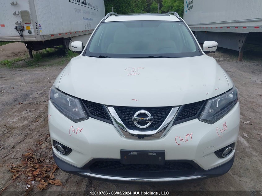 2016 Nissan Rogue Sv VIN: 5N1AT2MV2GC742076 Lot: 12019786