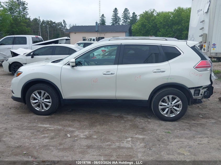 2016 Nissan Rogue Sv VIN: 5N1AT2MV2GC742076 Lot: 12019786