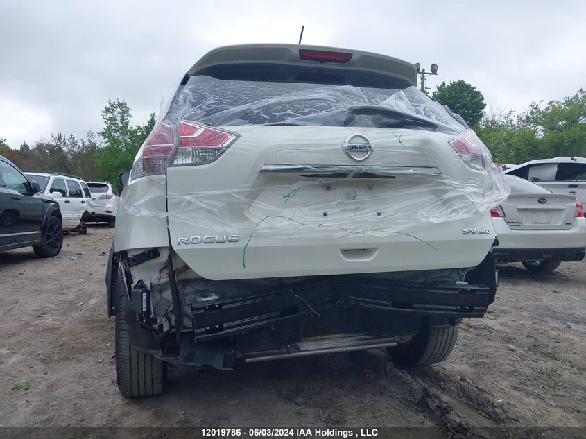 2016 Nissan Rogue Sv VIN: 5N1AT2MV2GC742076 Lot: 12019786