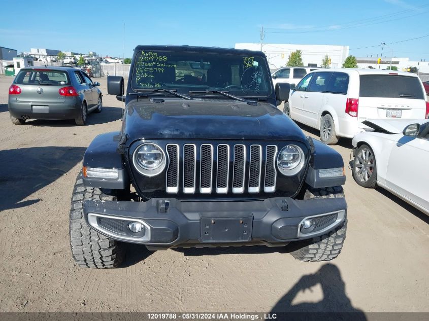 2019 Jeep Wrangler Unlimited Sahara VIN: 1C4HJXEN2KW665799 Lot: 12019788