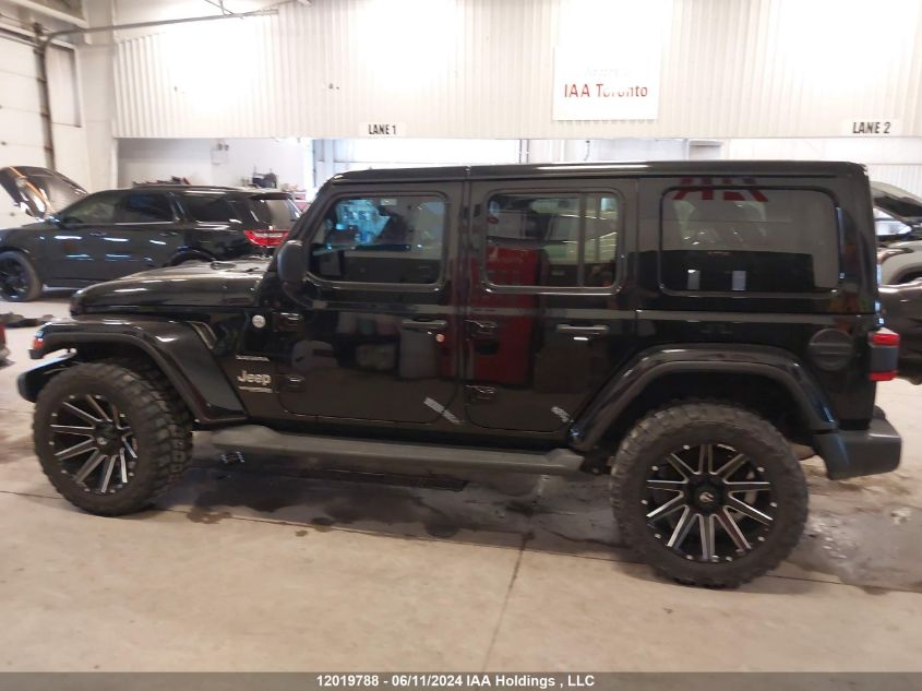 2019 Jeep Wrangler Unlimited Sahara VIN: 1C4HJXEN2KW665799 Lot: 12019788