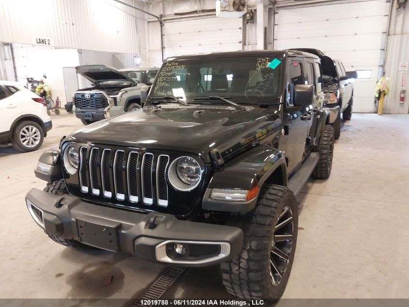 2019 Jeep Wrangler Unlimited Sahara VIN: 1C4HJXEN2KW665799 Lot: 12019788