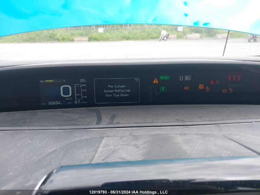 2020 Toyota Prius Prime Upgrade VIN: JTDKARFP5L3150526 Lot: 12019793