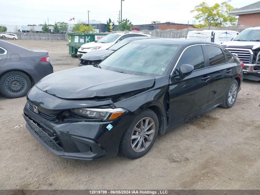 2022 Honda Civic Sedan VIN: 2HGFE2F32NH125840 Lot: 12019799