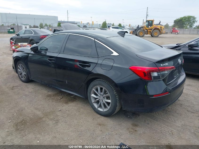 2022 Honda Civic Sedan VIN: 2HGFE2F32NH125840 Lot: 12019799