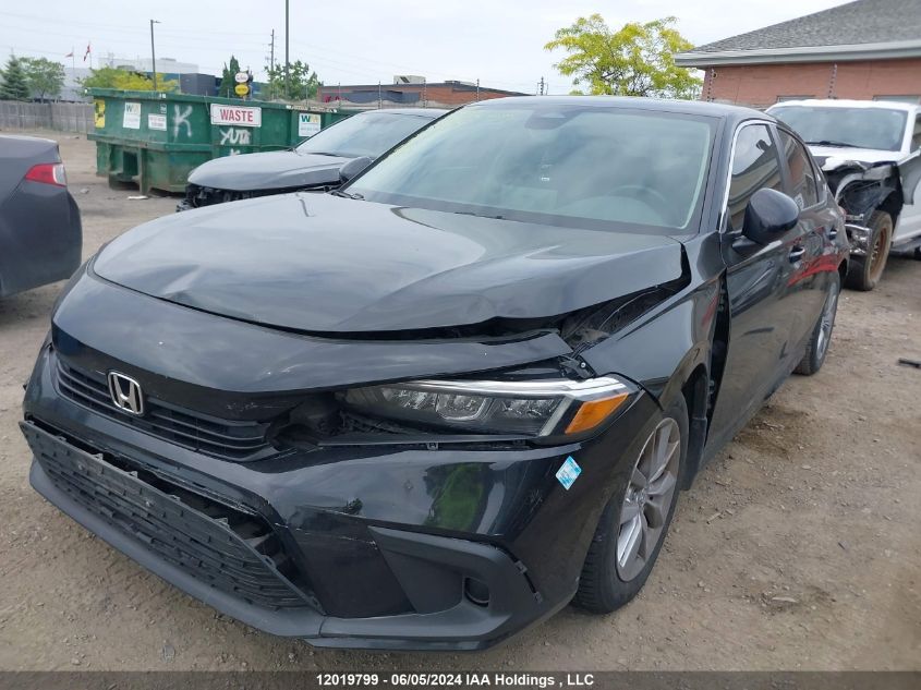 2022 Honda Civic Sedan VIN: 2HGFE2F32NH125840 Lot: 12019799