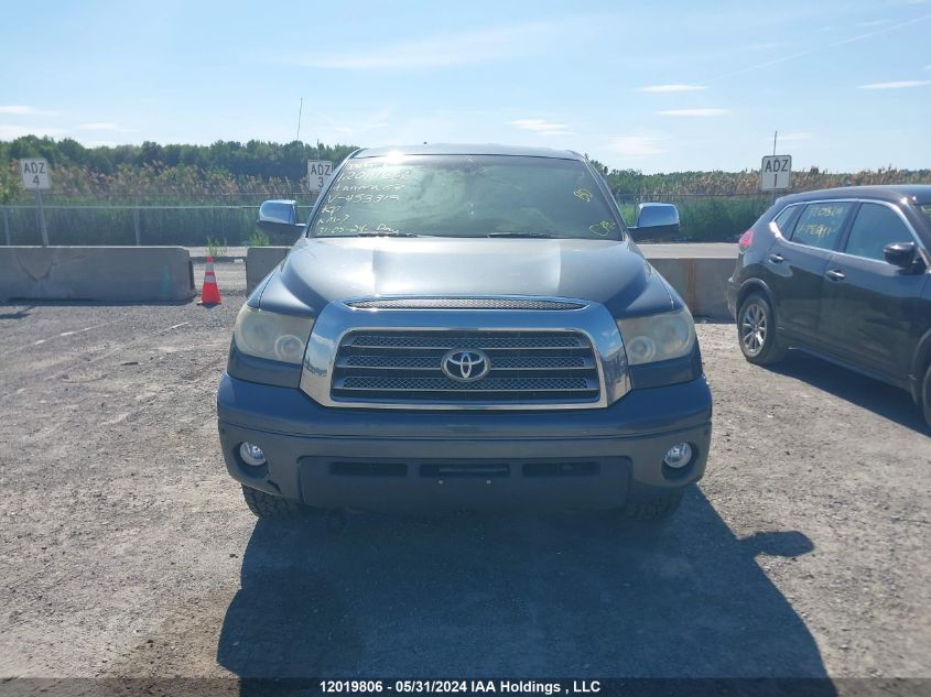 2007 Toyota Tundra VIN: 5TBBV581X7S453319 Lot: 12019806