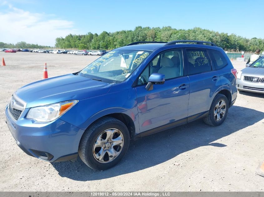 2015 Subaru Forester 2.5I VIN: JF2SJCBC4FH813769 Lot: 12019812