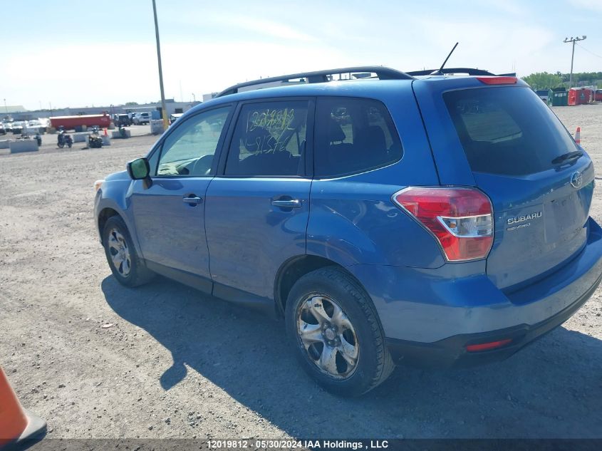 2015 Subaru Forester 2.5I VIN: JF2SJCBC4FH813769 Lot: 12019812