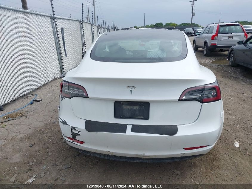 2022 Tesla Model 3 VIN: 5YJ3E1EA6NF309714 Lot: 12019840