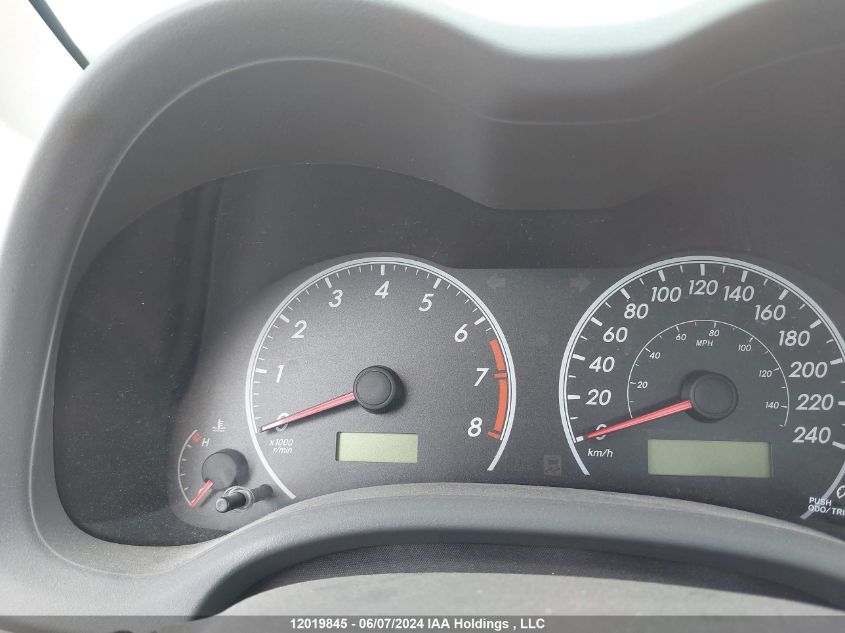 2009 Toyota Corolla VIN: 2T1BU40E19C187509 Lot: 12019845