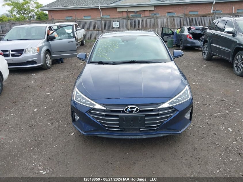 2019 Hyundai Elantra Ultimate VIN: KMHD84LF1KU877184 Lot: 12019850