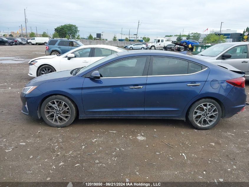 2019 Hyundai Elantra Ultimate VIN: KMHD84LF1KU877184 Lot: 12019850