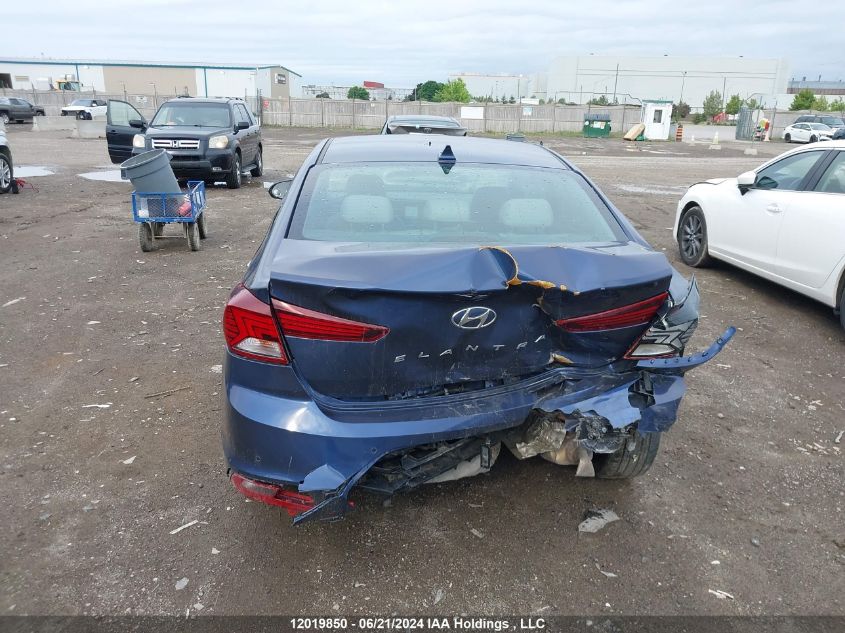 2019 Hyundai Elantra Ultimate VIN: KMHD84LF1KU877184 Lot: 12019850