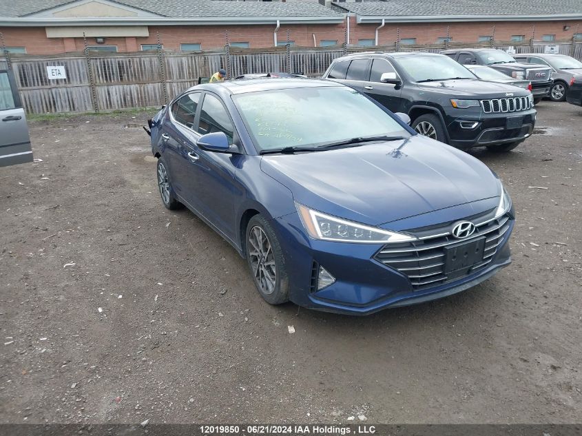 2019 Hyundai Elantra Ultimate VIN: KMHD84LF1KU877184 Lot: 12019850