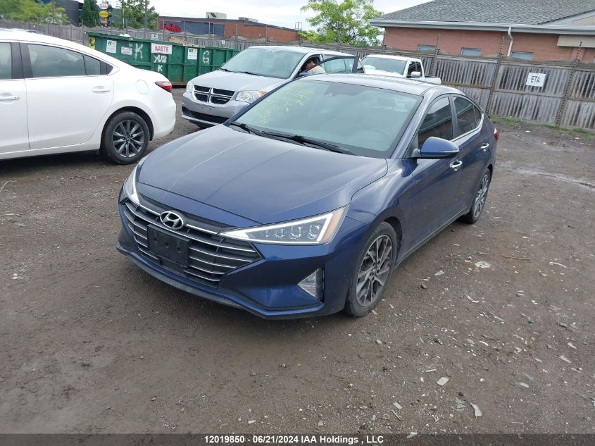 2019 Hyundai Elantra Ultimate VIN: KMHD84LF1KU877184 Lot: 12019850