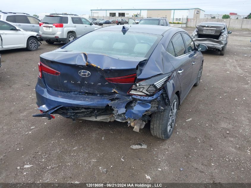 2019 Hyundai Elantra Ultimate VIN: KMHD84LF1KU877184 Lot: 12019850