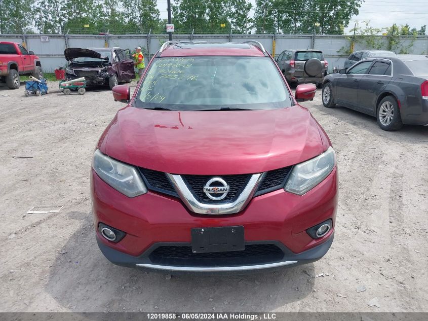 2016 Nissan Rogue VIN: 5N1AT2MV4GC755296 Lot: 12019858