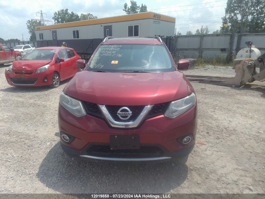 2016 Nissan Rogue VIN: 5N1AT2MV4GC755296 Lot: 12019858