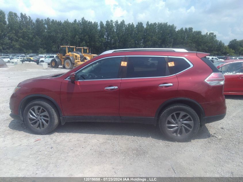 2016 Nissan Rogue VIN: 5N1AT2MV4GC755296 Lot: 12019858