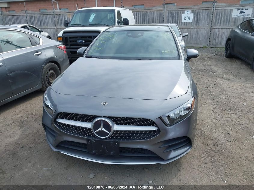 2019 Mercedes-Benz A-Class VIN: WDD3F4HB4KJ107614 Lot: 12019870