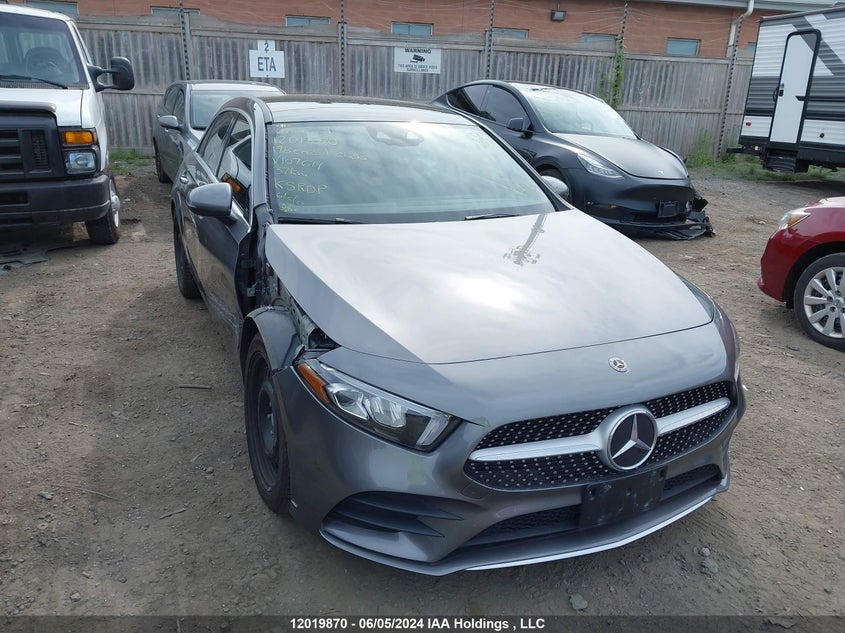 2019 Mercedes-Benz A-Class VIN: WDD3F4HB4KJ107614 Lot: 12019870