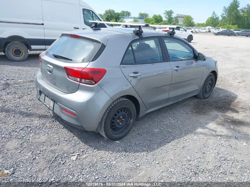 2022 Kia Rio 5-Door VIN: 3KPA25AD1NE505220 Lot: 12019876