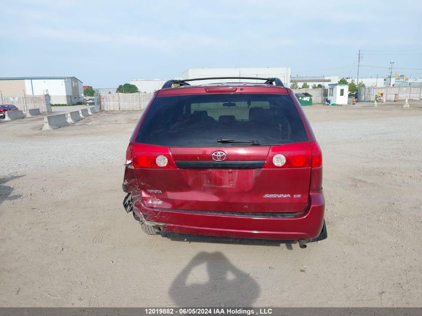 2007 Toyota Sienna Ce VIN: 5TDZK29C37S050652 Lot: 12019882