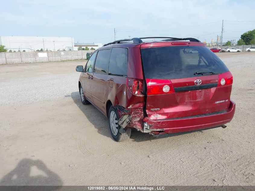 2007 Toyota Sienna Ce VIN: 5TDZK29C37S050652 Lot: 12019882