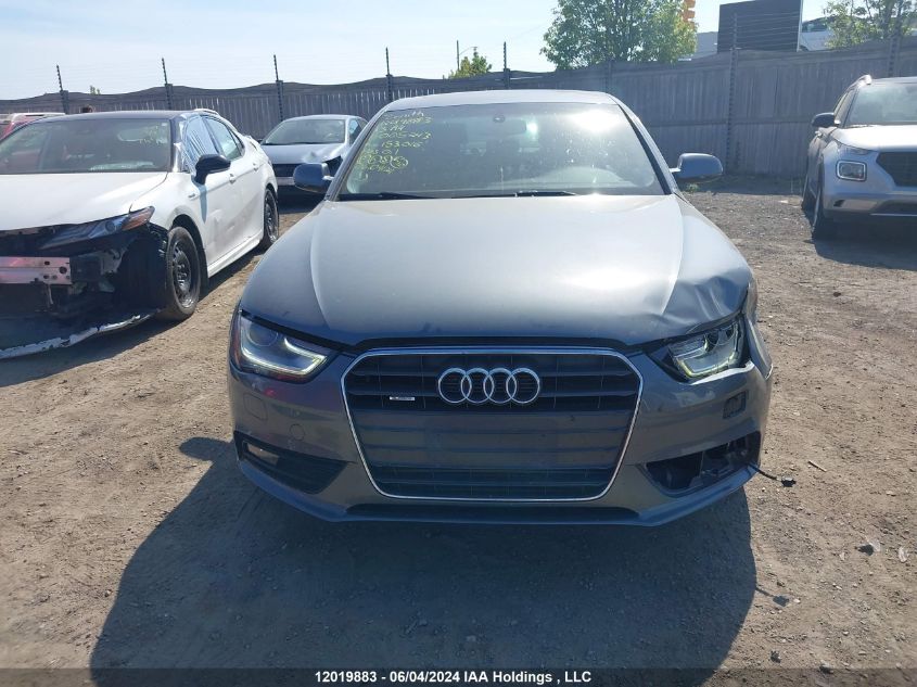 2013 Audi A4 VIN: WAUFFCFL3DN005243 Lot: 12019883