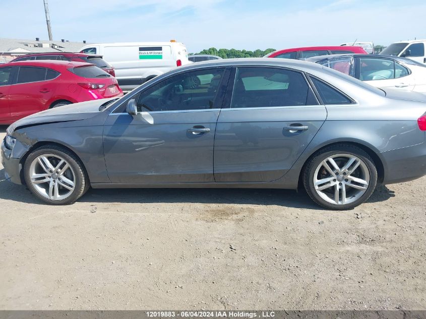 2013 Audi A4 VIN: WAUFFCFL3DN005243 Lot: 12019883