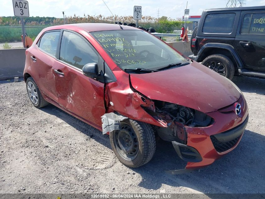 2014 Mazda Mazda2 VIN: JM1DE1KY6E0178918 Lot: 12019892