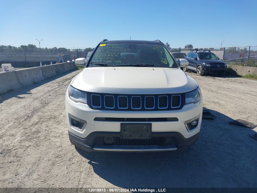 2018 Jeep Compass Limited VIN: 3C4NJDCB5JT417349 Lot: 12019913