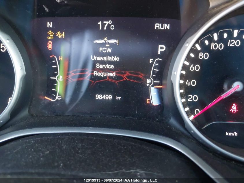 2018 Jeep Compass Limited VIN: 3C4NJDCB5JT417349 Lot: 12019913