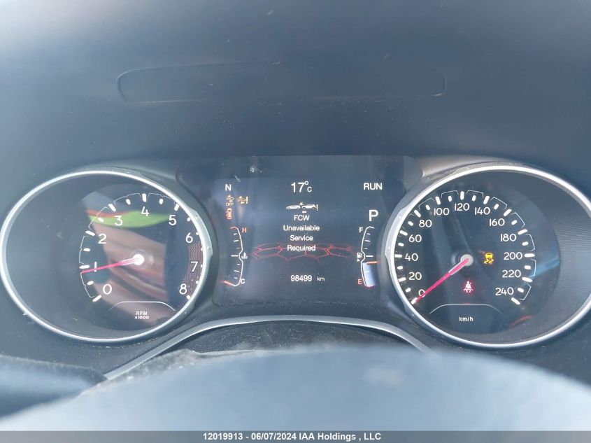 2018 Jeep Compass Limited VIN: 3C4NJDCB5JT417349 Lot: 12019913