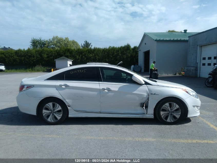 2013 Hyundai Sonata Hybrid VIN: KMHEC4A47DA074002 Lot: 12019915