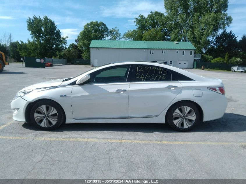 2013 Hyundai Sonata Hybrid VIN: KMHEC4A47DA074002 Lot: 12019915