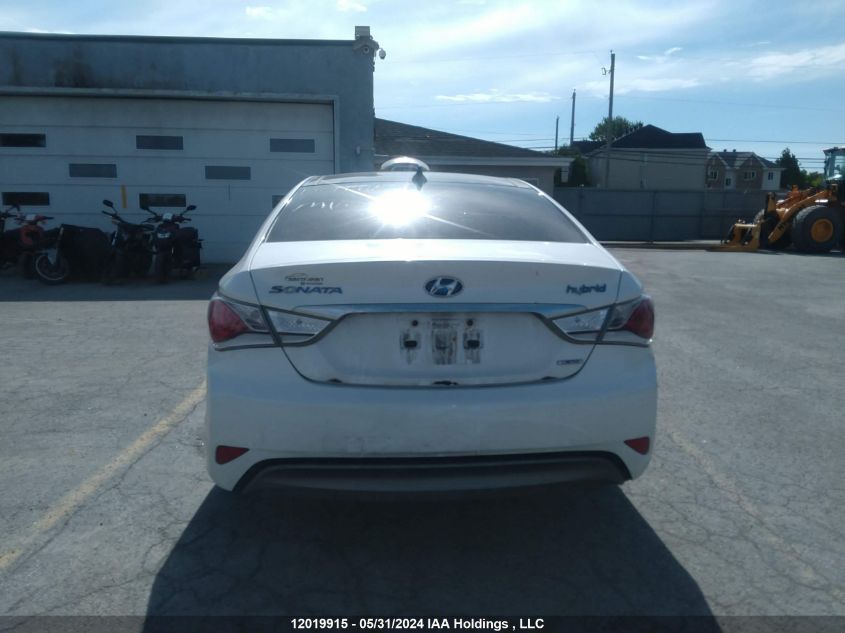 2013 Hyundai Sonata Hybrid VIN: KMHEC4A47DA074002 Lot: 12019915