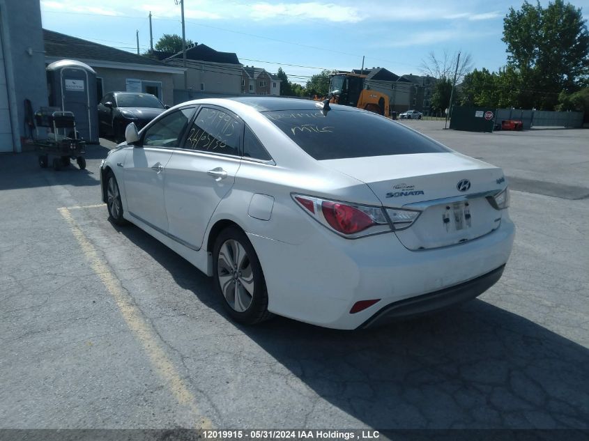 2013 Hyundai Sonata Hybrid VIN: KMHEC4A47DA074002 Lot: 12019915