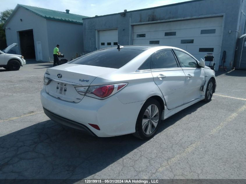 2013 Hyundai Sonata Hybrid VIN: KMHEC4A47DA074002 Lot: 12019915