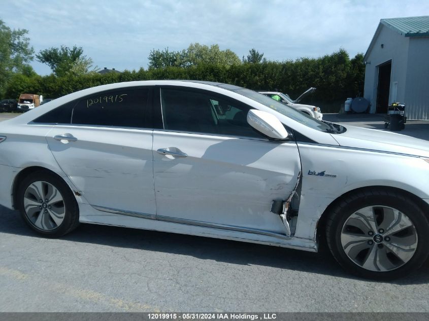 2013 Hyundai Sonata Hybrid VIN: KMHEC4A47DA074002 Lot: 12019915