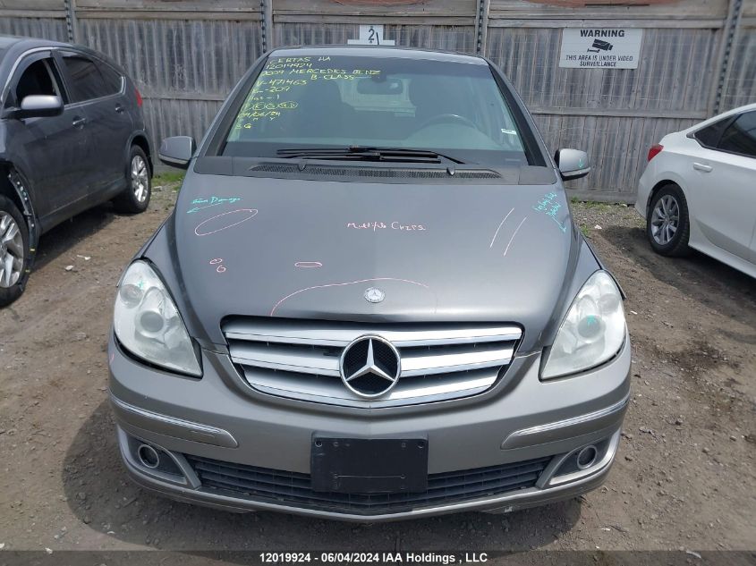 2009 Mercedes-Benz B-Class VIN: WDDFH33X09J471463 Lot: 12019924