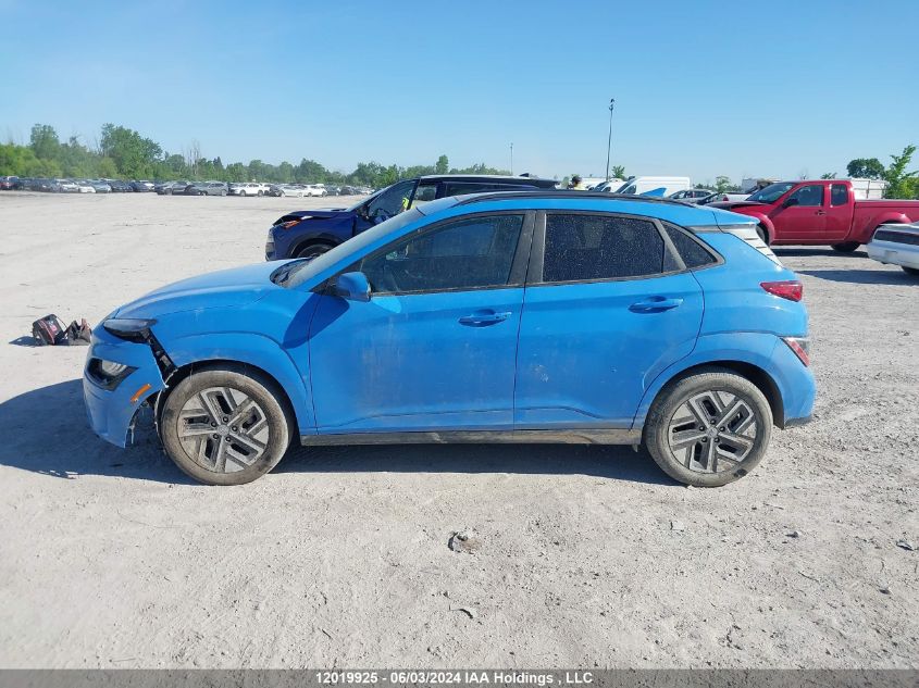 2022 Hyundai Kona Electric Ultimate VIN: KM8K33AG3NU142674 Lot: 12019925