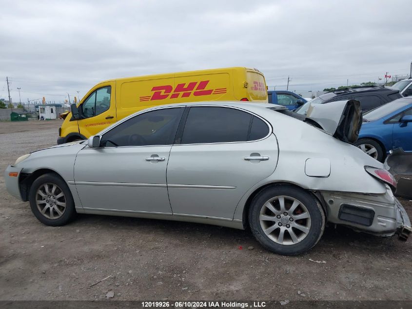 2004 Lexus Es 330 VIN: JTHBA30G445000627 Lot: 12019926