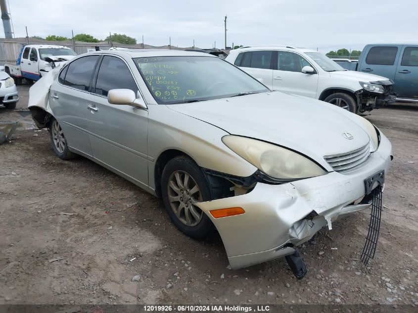 2004 Lexus Es 330 VIN: JTHBA30G445000627 Lot: 12019926