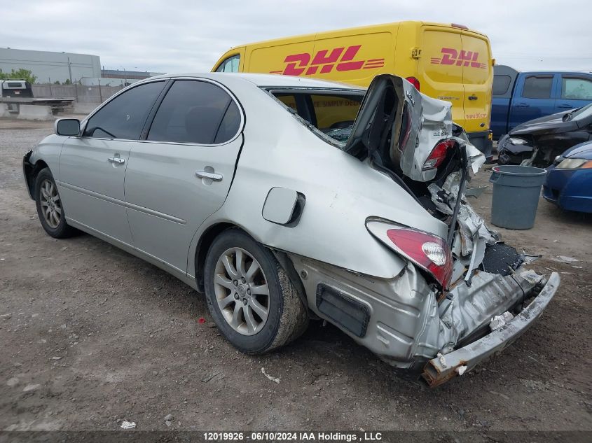 2004 Lexus Es 330 VIN: JTHBA30G445000627 Lot: 12019926