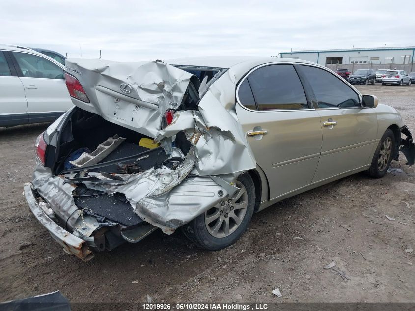 2004 Lexus Es 330 VIN: JTHBA30G445000627 Lot: 12019926