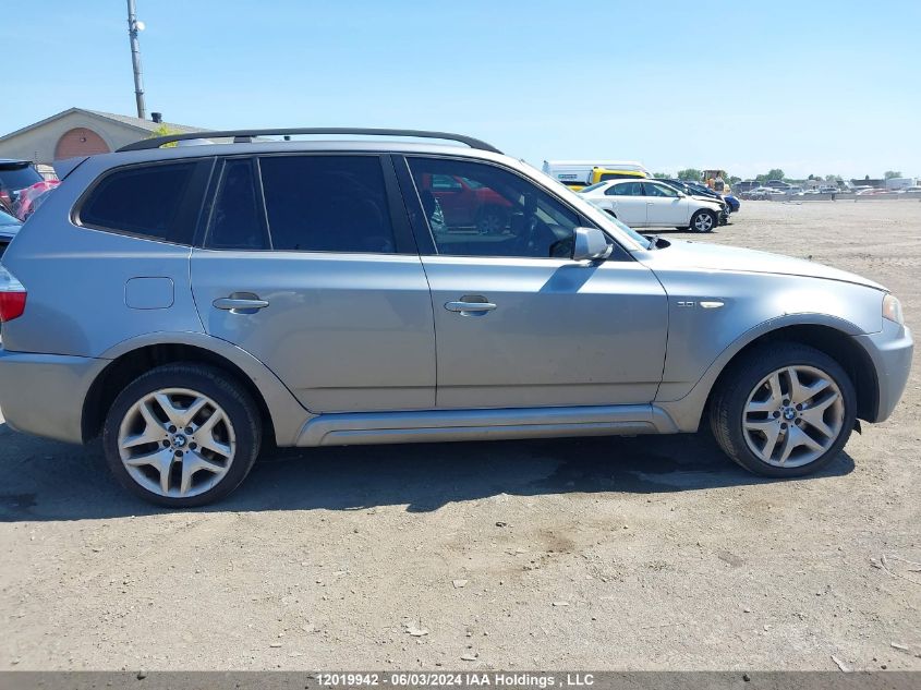 2006 BMW X3 3.0I VIN: WBXPA93486WG90431 Lot: 12019942